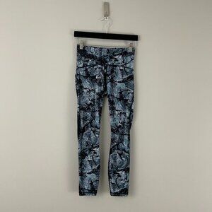 Lululemon Train Times 7/8 Pant 25" Eternal Wave Starlight Black Size 6